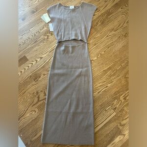 Wilfred/Aritzia Cutout Knit Midi NWT Medium